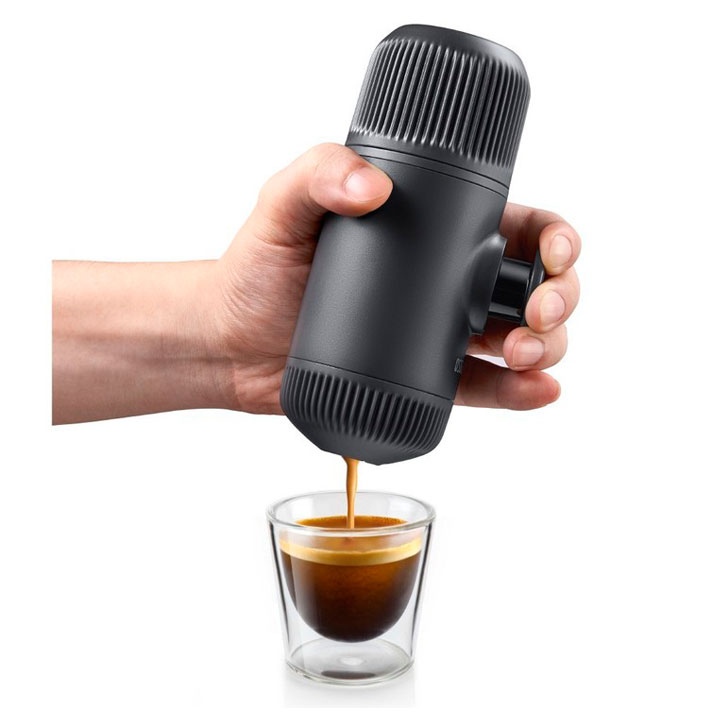 Wacaco Nanopresso Coffee Maker in Dark Grey